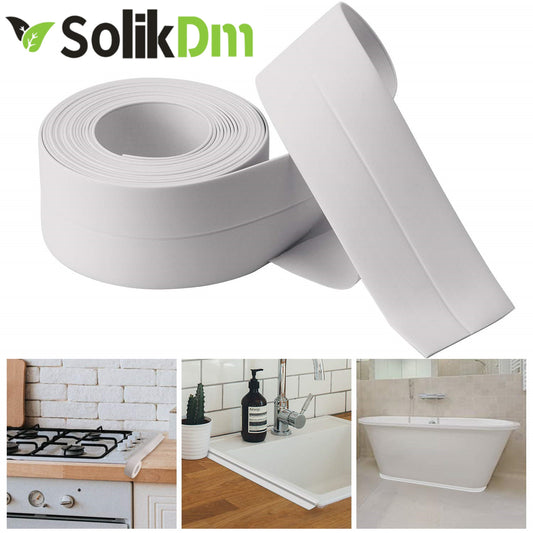Bath & Kitchen Caulk Tape Sealant Strip,PVC Self Adhesive Tub and Wall Sealing Tape Caulk Sealer,Caulk Strip,sealant Tape,Shower Tile Sealer Adhesive sealant